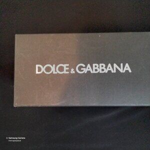Dolce & Gabbana Empty Velvet Sunglass Case & Gift Box Nice Used Condition